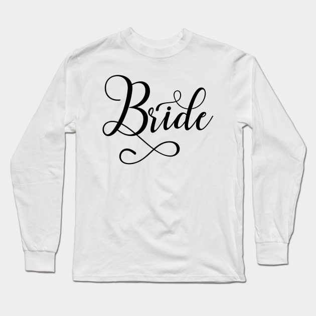 Bride Long Sleeve T-Shirt by ChezALi